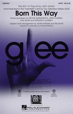 BORN THIS WAY FROM GLEE SHTXCD