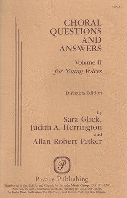 CHORAL QUESTIONS AND ANSWERS VOL 2