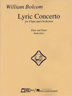 BOLCOM - LYRIC CONCERTO FOR FLUTE/PIANO
