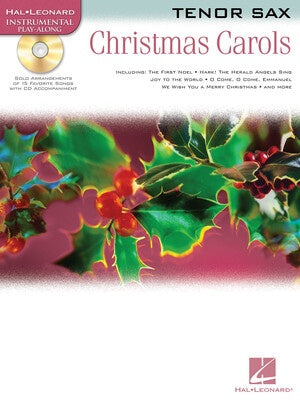 CHRISTMAS CAROLS FOR TENOR SAX BK/CD