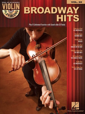 BROADWAY HITS VIOLIN PLAY ALONG BK/CD V22