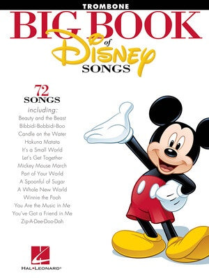 BIG BOOK OF DISNEY SONGS TROMBONE