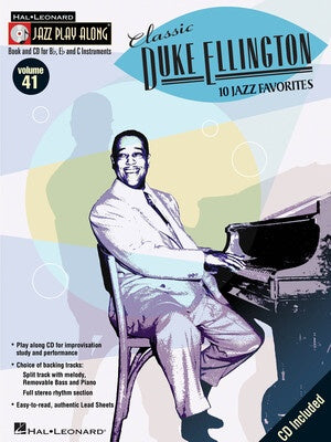 CLASSIC DUKE ELLINGTON JAZZ PLAY ALONG BK/CD V41