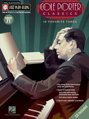 COLE PORTER CLASSICS JAZZ PLAY ALONG BK/CD V71