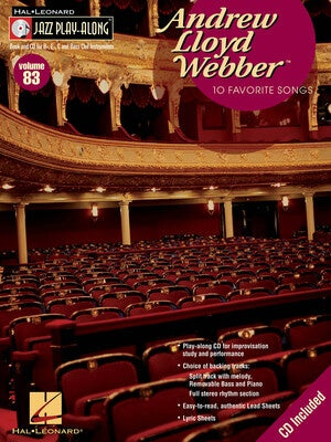 ANDREW LLOYD WEBBER JAZZ PLAY ALONG V83 BK/CD