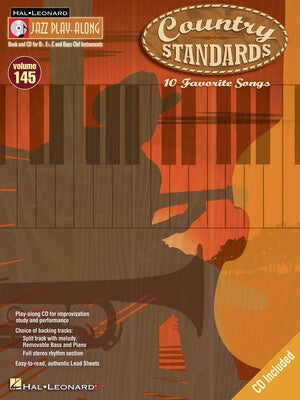 COUNTRY STANDARDS JAZZ PLAY ALONG BK/CD V145