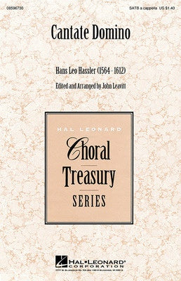 CANTATE DOMINO HARR LEAVITT SATB ACAP