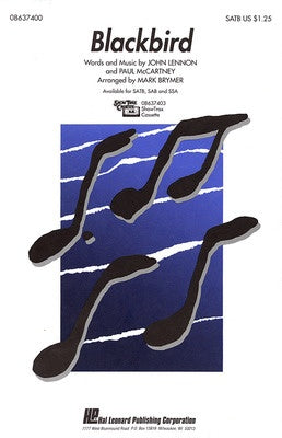 BLACKBIRD SATB ARR BRYMER