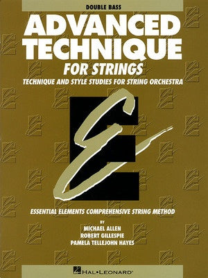 ADVANCED TECHNIQUE FOR STRINGS DOUBLE BASS EE