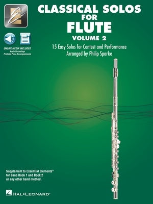 CLASSICAL SOLOS FOR FLUTE VOL 2 BK/OLM
