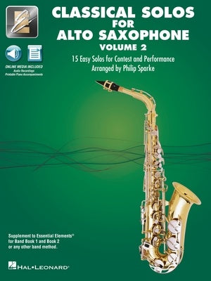 CLASSICAL SOLOS FOR ALTO SAX VOL 2 BK/OLM
