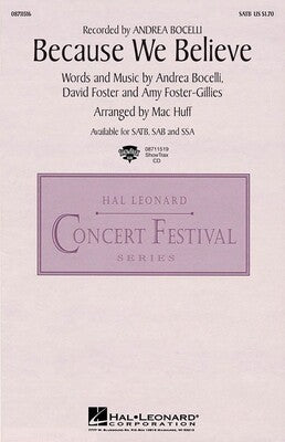 BECAUSE WE BELIEVE SAB