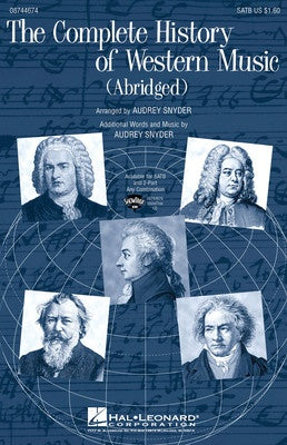 COMPLETE HISTORY OF WESTERN MUSIC SATB