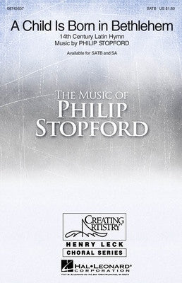 A CHILD IS BORN IN BETHLEHEM SATB