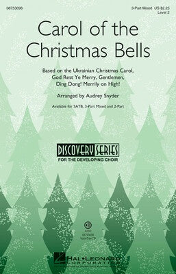 CAROL OF THE CHRISTMAS BELLS 3PT
