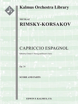 CAPRICCIO ESPAGNOL OP 34 ORCHESTRA SC/PTS ED NIEWEG