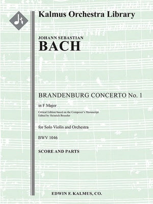 BRANDENBURG CONCERTO NO 1 BWV 1046 VIOLIN/ORCHESTRA SC/PTS