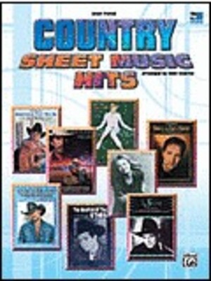 COUNTRY SHEET MUSIC HITS ARR COATES EASY PIANO