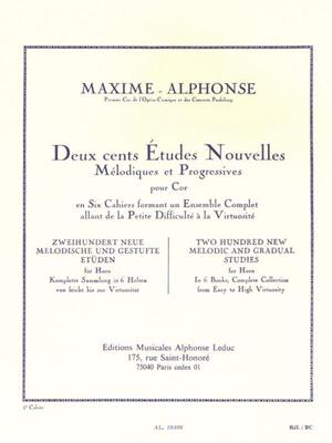 ALPHONSE - 200 ETUDES VOL 5 FOR HORN