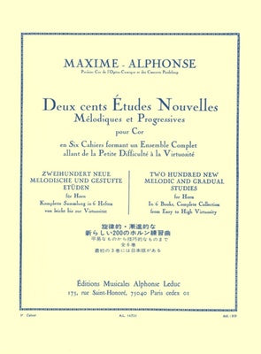 200 NEW MELODIC AND GRADUAL STUDIES VOL 3 HORN
