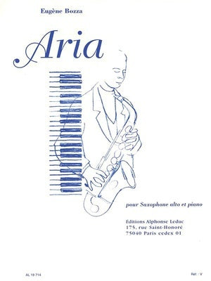 BOZZA - ARIA ALTO SAX/PIANO