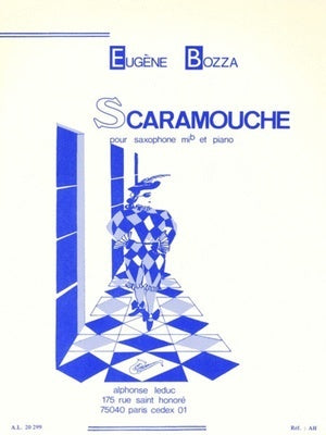 BOZZA - SCARAMOUCHE OP 33 NO 2 ALTO SAX/PIANO