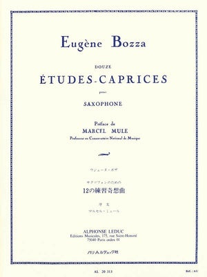 BOZZA - 12 ETUDES CAPRICES SAXOPHONE SOLO