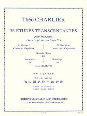 CHARLIER - 36 TRANSCENDENTAL ETUDES TRUMPET