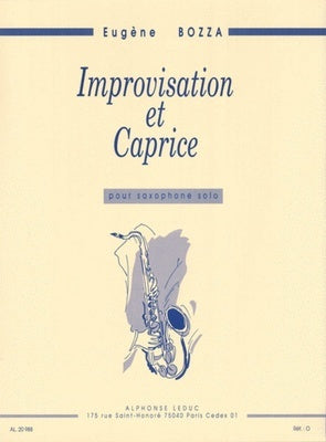 BOZZA - IMPROVISATION ET CAPRICE FOR SOLO SAX