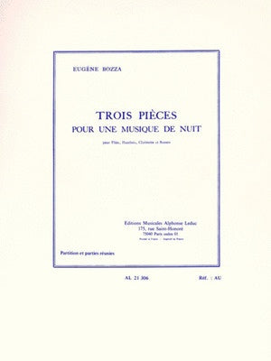 BOZZA - 3 PIECE POUR MUSIQUE DE NUIT WOODWIND QUARTET