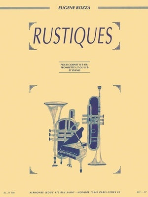 BOZZA - RUSTIQUES FOR TRUMPET/PIANO