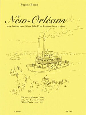BOZZA - NEW ORLEANS BASS SAX BASS TROMBONE OR TUBA/PIANO