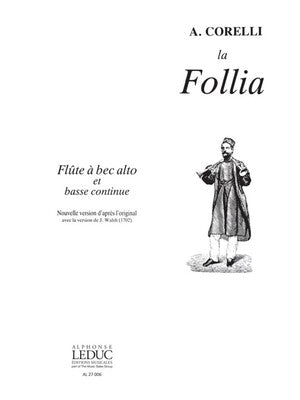 CORELLI - LA FOLLIA FOR TREBLE RECORDER/BC