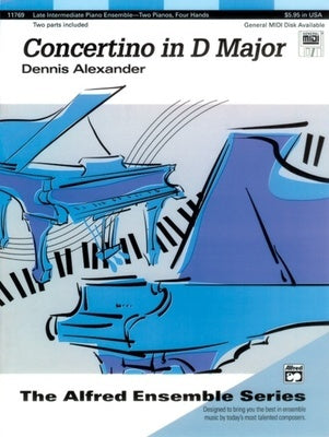 ALEXANDER - CONCERTINO IN D MAJOR 2P4H