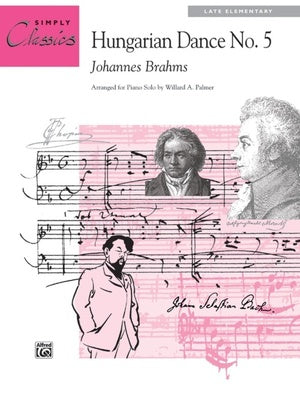 BRAHMS - HUNGARIAN DANCE NO 5 SIMPLY CLASSICS ARR PALMER