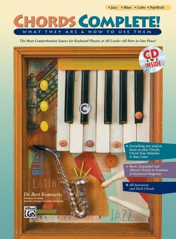 CHORDS COMPLETE JAZZ BLUES LATIN POP/ROCK BK/CD