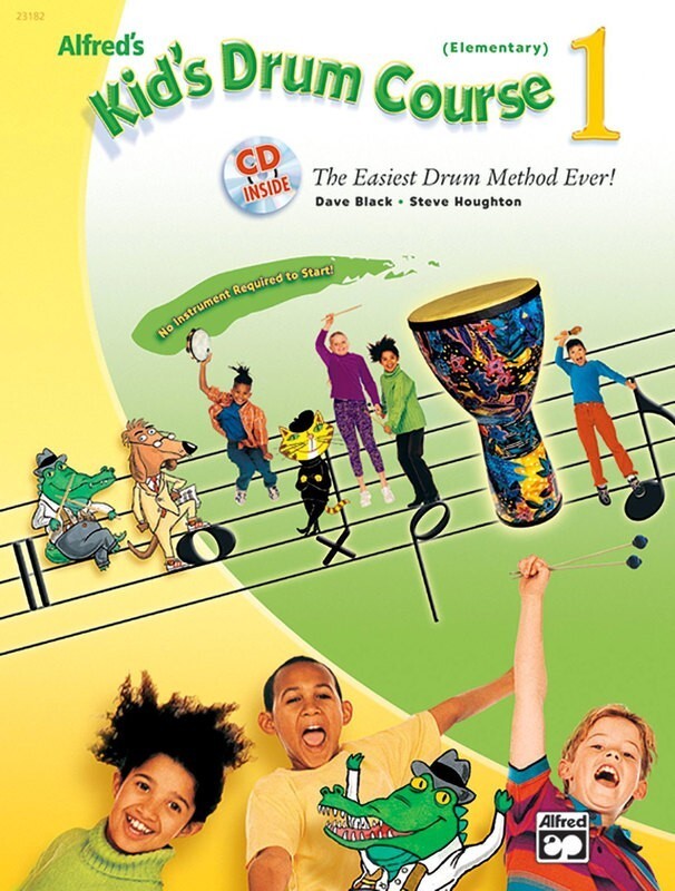 ALFREDS KIDS DRUM COURSE 1 BK/OLA