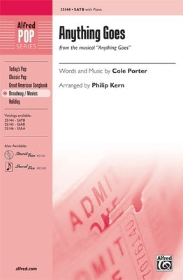 ANYTHING GOES SATB/PIANO