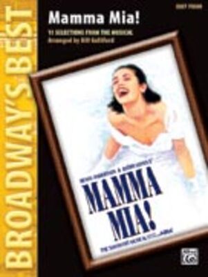 BROADWAYS BEST MAMMA MIA SELECTIONS EASY PIANO