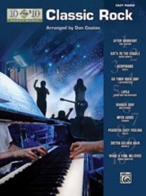 10 FOR 10 CLASSIC ROCK EASY PIANO ARR COATES