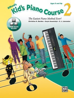 ALFREDS KIDS PIANO COURSE 2 BK/OLM