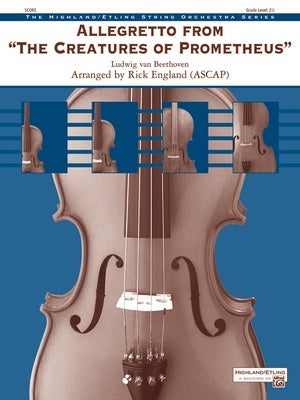 ALLEGRETTO CREATURES OF PROMETHEUS STRING ORCH SO2.5 SCORE