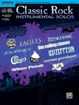 CLASSIC ROCK INSTRUMENTAL SOLOS FOR VIOLIN BK/OLA