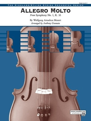 ALLEGRO MOLTO FROM SYMPHONY NO 1 K 16 SO2 SC/PTS