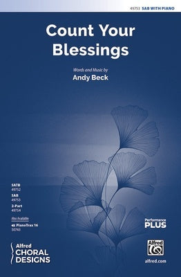 COUNT YOUR BLESSINGS SAB/PIANO