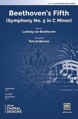BEETHOVENS FIFTH 3 PART MIXED/PIANO