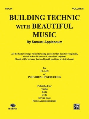 BUILDING TECHNIQUE BEAUTIFUL MUSIC VOL 3 VIOLIN