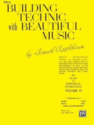 BUILDING TECHNIC BEAUTIFUL MUSIC VOL 3 VIOLA