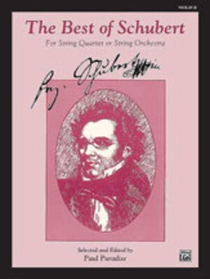 BEST OF FRANZ SCHUBERT VLN 2 ARR PARADISE