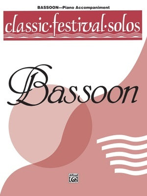 CLASSIC FESTIVAL SOLOS BASSOON VOL 1 PIANO ACCOMPANIMENT